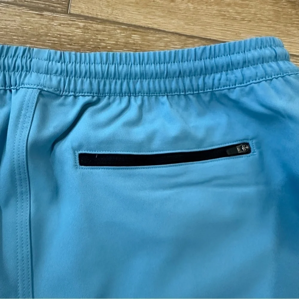 OuterKnown Men’s Nomadic Volley Sky Blue Versatile Swim Shorts Sz S NWT